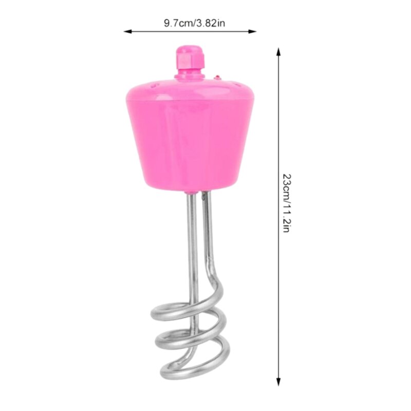 Portable Suspension Electric Immersion Water Heater Boiler for Inflatable Pool Tub Travel Camping Picnic Travel 2000W 2M(EU Plug