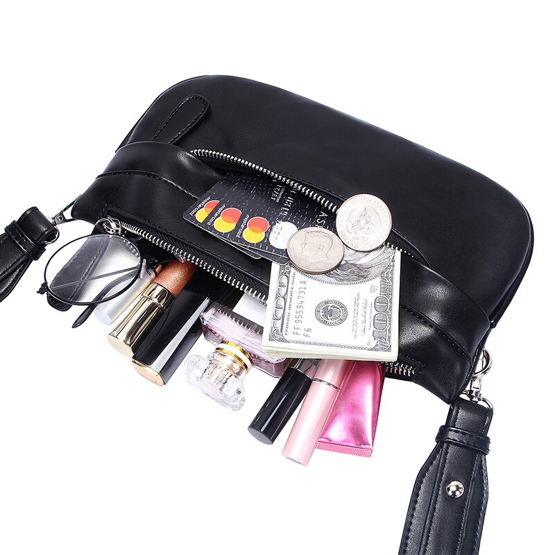 Dames borsttas halfronde crossbody tas dames buitensporten reis schoudertassen brede band webbing handtas