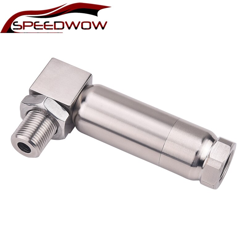 SPEEDWOW Universal M18X1.5 O2 Oxygen Sensor Angled Extender Spacer 90 Degree Oxygen Sensor Bung Car Parts