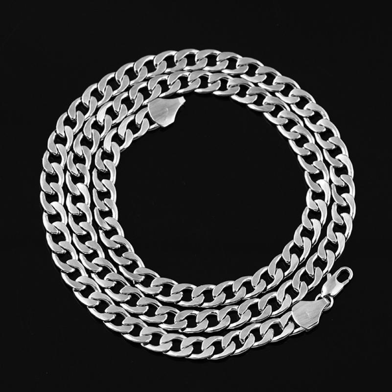 OTOKY Chain Necklace Hip Hop Mens Curb Cuban Chain Gold Filled Necklaces Jewelry Daily Wear 61cm chain necklace Dec29