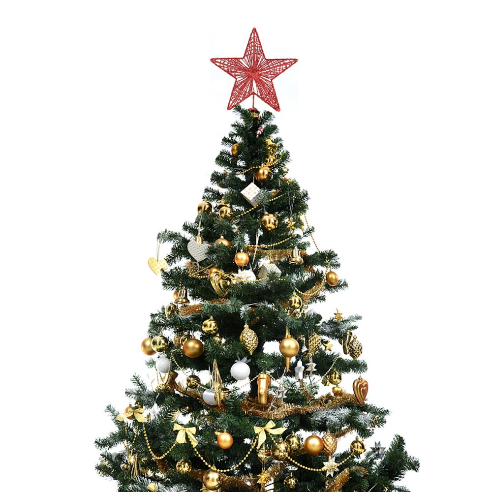 1Pc Exquisite Iron Art Christmas Tree Ornament Tree Star