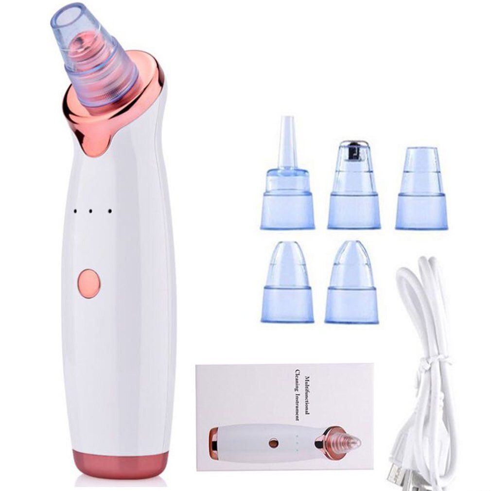 Electric Acne Remover Point Noir Blackhead Vacuum Extractor Tool Black Spots Pore Cleaner Skin Care Facial Pore Cleaner Machine