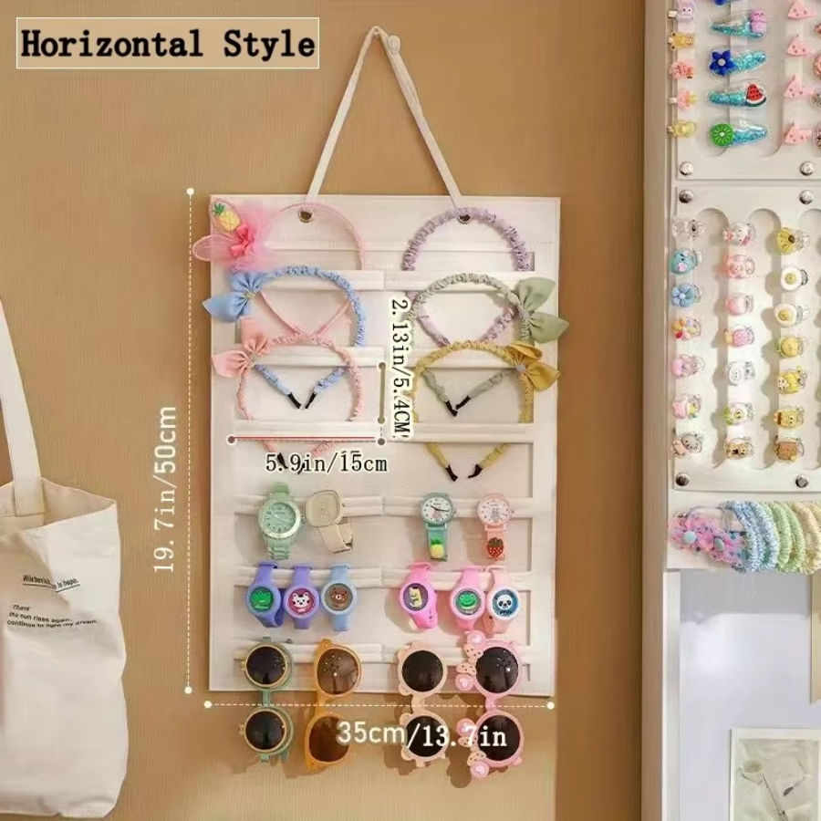 1 st Haaraccessoires Opknoping Organizer Wanddecoratie Haarelastiekjes Opslag Haarspeldjes Haar Touw Bril Organiseren Opslag: Black