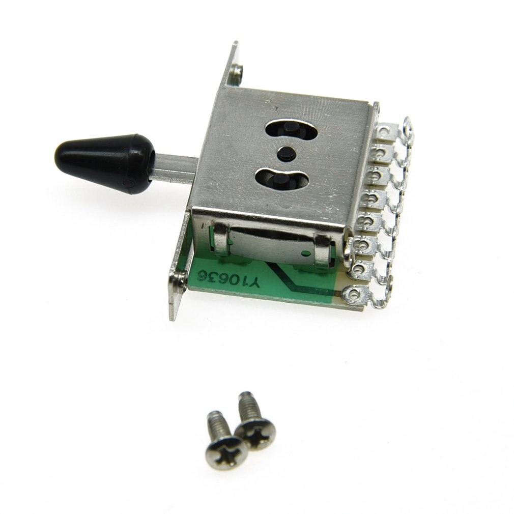 Elektrische Gitaar Rocker Switch Tip Plastic Gitaar Accessoires Muziekinstrumenten Mee Te Nemen: black  5 gears