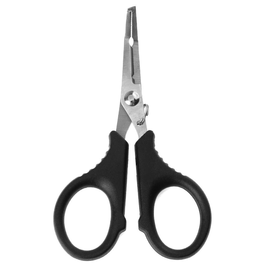 Rvs Vissen Tang Scissor Braid Line Cutter Lokken Haak Remover Tang Visgerei Accessoires Snijden Vis Tang: 11cm