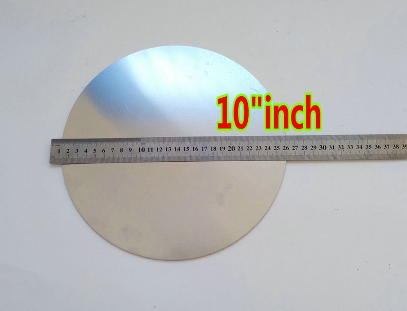 2mm Aluminum 3003 Blank Round plates 7"/10"/12"/14"/16" inch Disc Circle Flat Sheet DIA 180/250/280/350/400mm: 10 inch