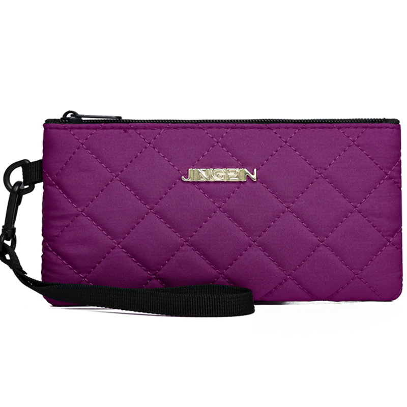 Damesportemonnee stijl handtas Lange riem Laptoptas Portemonnee Handdraagtas: Paars