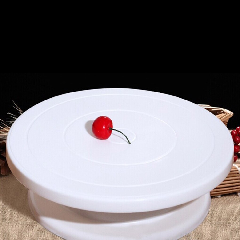 28Cm Plastic Taart Draaitafel Roterende Anti-Slip Taart Decoreren Draaitafel Taart Draaitafel Ronde Cake Stand Keuken Bakken gereedschap