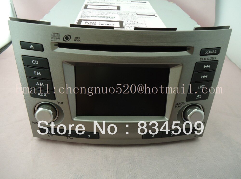 Originele Matsushita CD Tuner 86201AJ520 voor SUBRU legacy up CQ-JF10G14D met MP3 WMA AUX