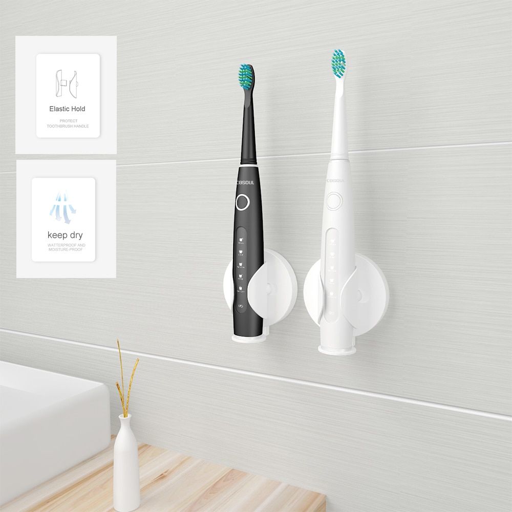 COSOUL-cepillo de dientes eléctrico para hombre y mujer, cepillo dental sónico para limpieza, blanqueador, 5 modos, recargable 40000 veces/min, automático, impermeable