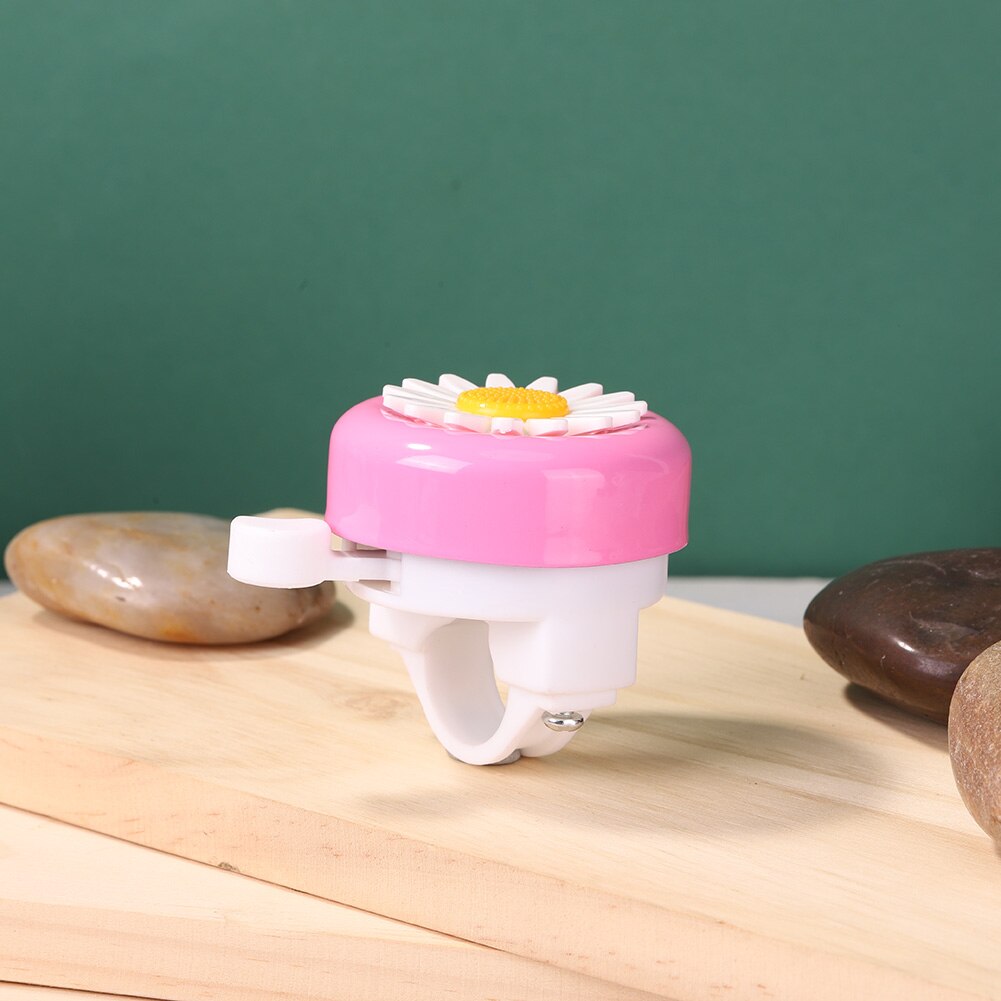 Child Bike Bell Daisy Cycling Horns Funny Mountain Bike Road Bicycle Marguerite Handlebar Horn Safety Alarm Bell for Kids