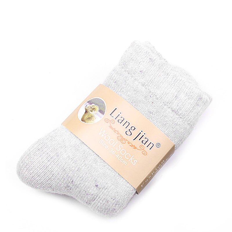 1 paire femmes épaissir thermique laine cachemire décontracté Sports hiver randonnée chaussettes QX2D