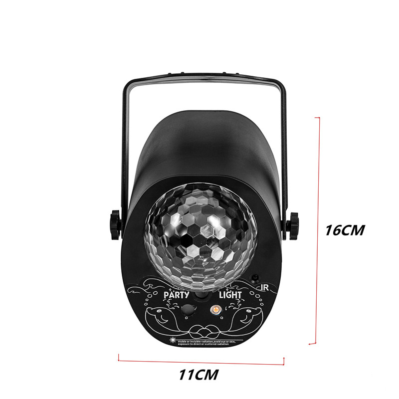 Party Lights Disco Ball Laser Projector - Multi-Effect Stage Lights With Remote, Starry Sky, Ocean Waves & RGB For Birthday, Wedding, Holiday Decor