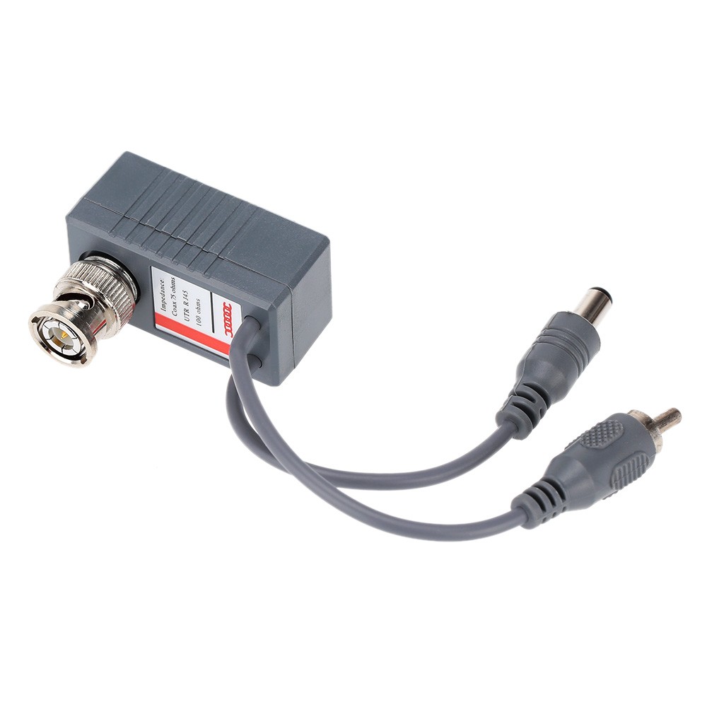 CCTV Camera Audio Video Power Balun Transceiver BNC UTP RJ45 with Audio Video and Power over CAT5/5E/6 Cable
