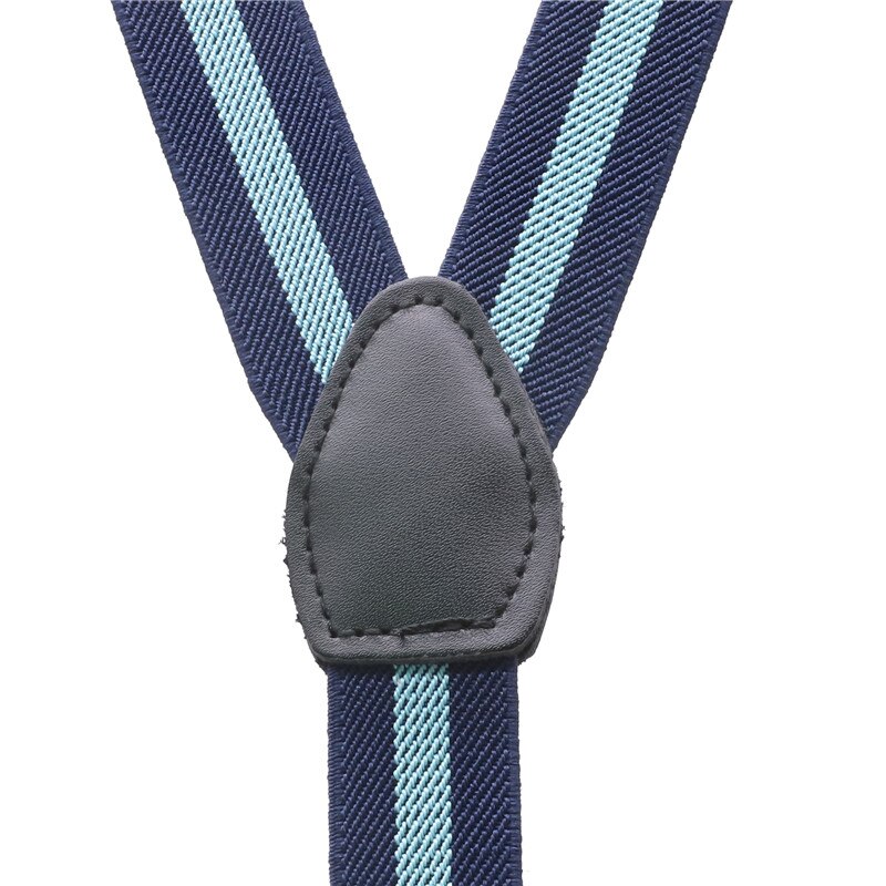 3 haken Gesp Zwart Lederen heren Bretels 2.5cm Breedte vrouwen Broek Verstelbare Bretels