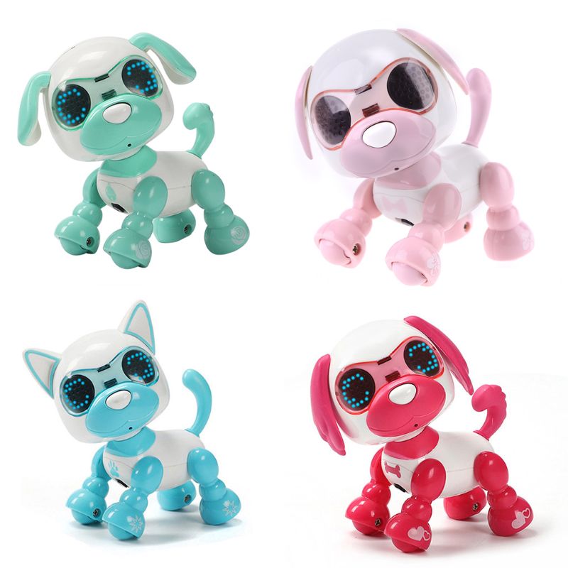Chien Robot Réaliste 2025 - Petit Chiot Interactif Qui Marche Et Aboie, Jouet Pour Enfants (17cm)