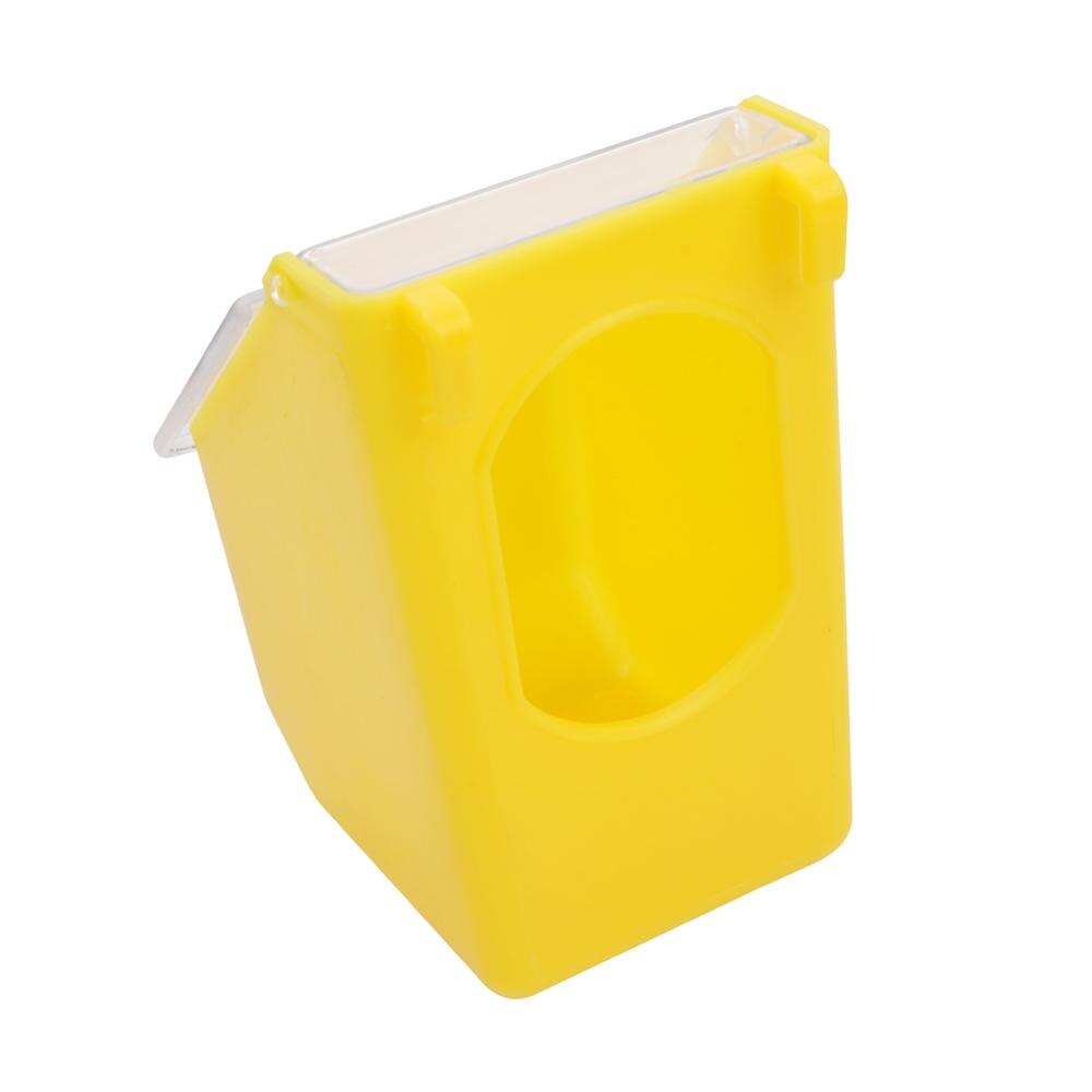 Birds Cage Hanging Feeding Box Pigeonparrot foraging toys Feeder Cup With Cover Cage Dispenser Birds Supplies 1 Pc