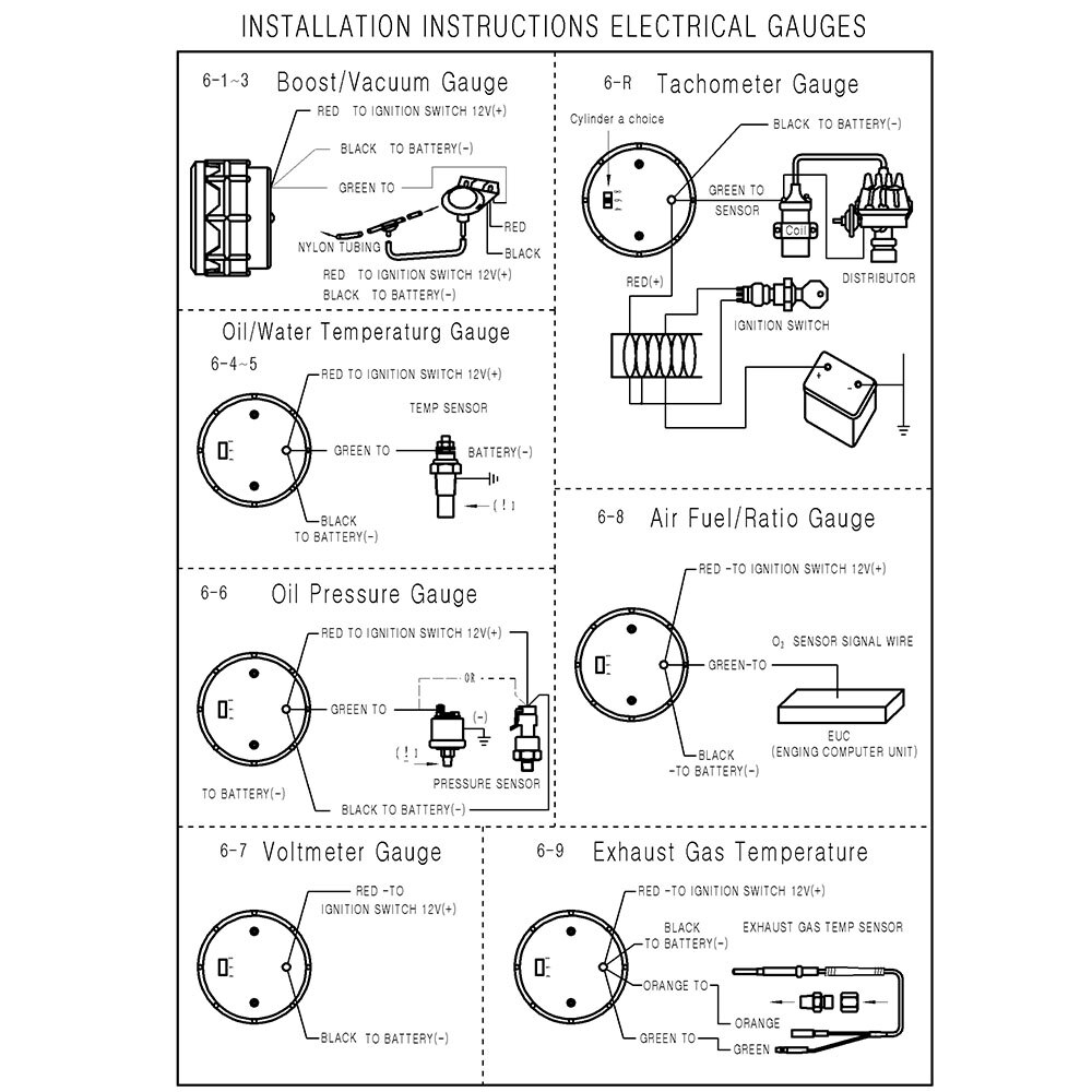 Dynoracing 2&#39;&#39; 52MM Turbo Boost gauge -14~30PSI Blue Digital Led Turbo Boost Meter sensor BX101461