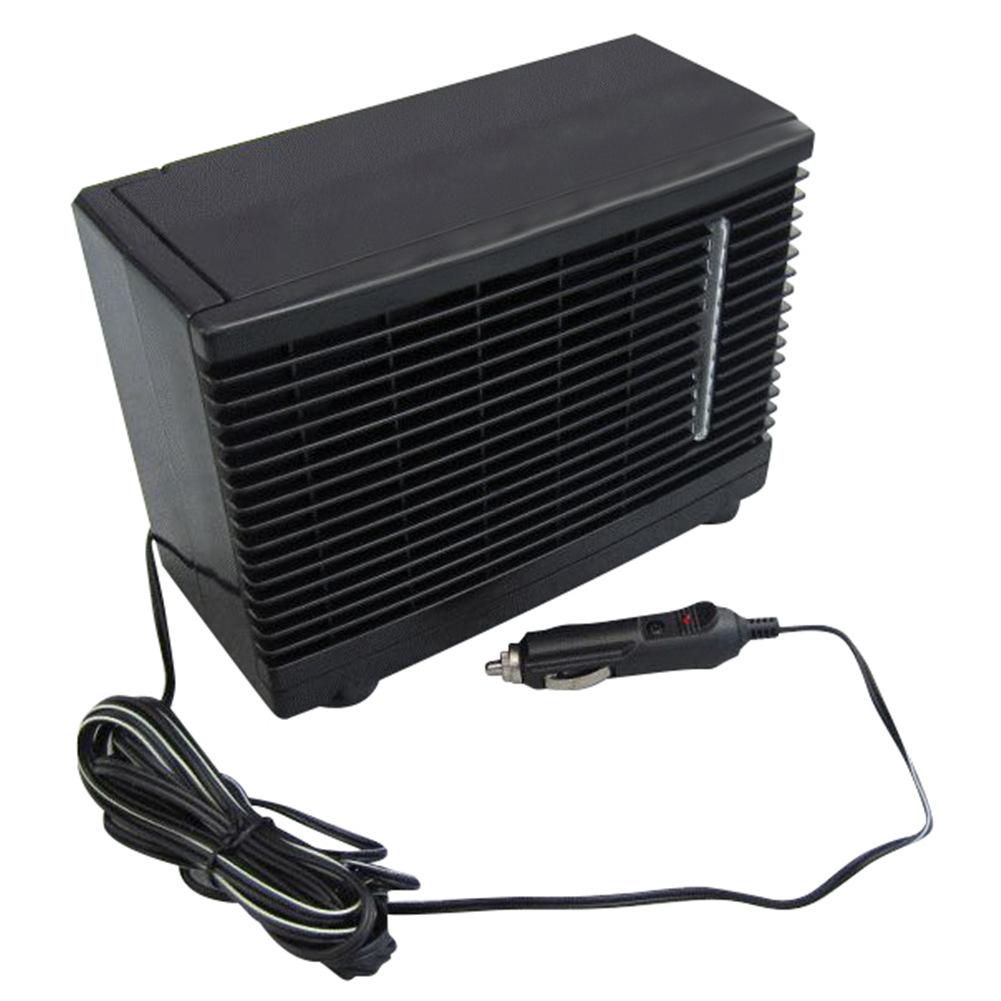 Portable Mini Car Air Conditioner Home Car Cooler Cooling Fan Vehicle Electronic Air Cooler Cooling Fan 12V Black