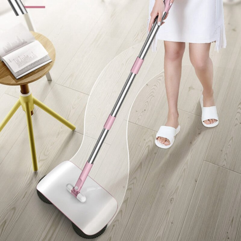 Household Vacuum Cleaner Sweeping Handle Push Sweeping Mopping Machine Rotating Broom Vacuum Cleaner