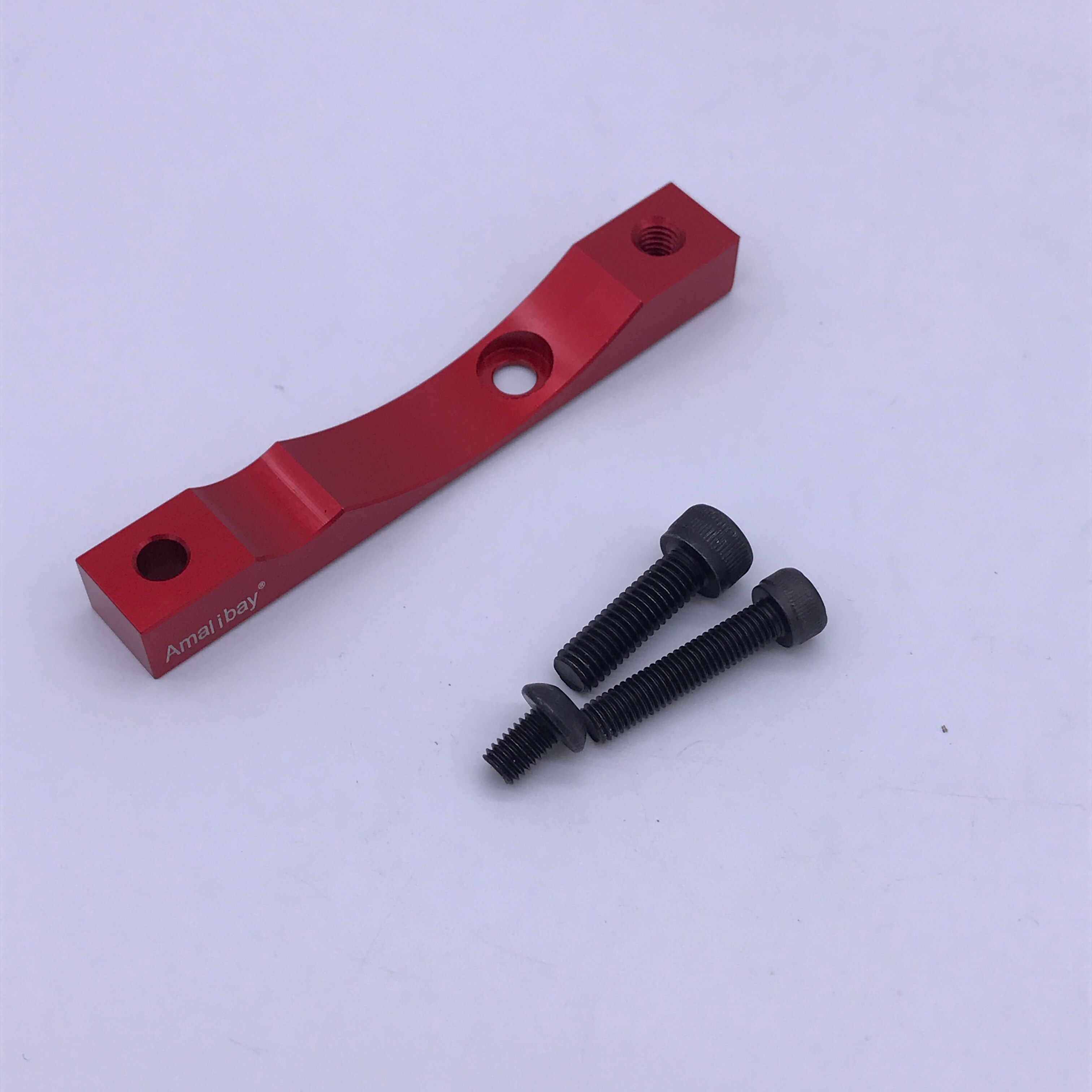 Upgrade Xtech Aluminium Hydraulische Rem Voor Xiaomi M365/Pro 1S Pro 2 Elektrische Scooter Hydraulische Schijfremmen zuiger Onderdelen: adapter red