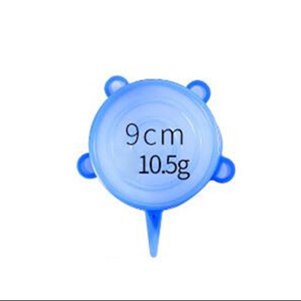 1Pcs Siliconen Deksel Stretch Deksels Universele Siliconen Kom Pot Deksel Siliconen Cover Pan Koken Voedsel Verse Cover Magnetron Cover: 9cm