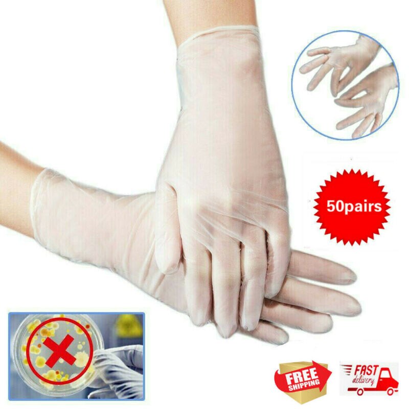 Faroot 100 pz Nitrile Usa E Getta ultra-sottile Guanti Usa E Getta Guanti in reticolo non Aree Del Vinile per L'igiene di Grado