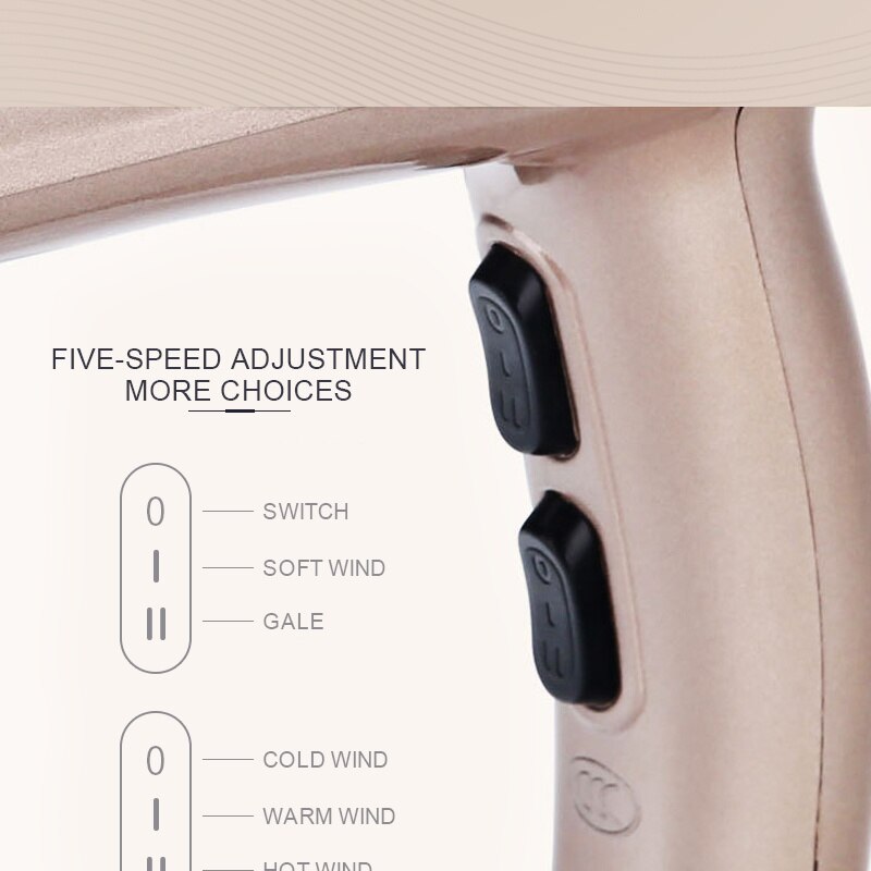 Powerful Hair Dryer Blow Dryer Electric /cold Wind Hair-dryers Salon Styling Hairdressing Accessories 210-240V