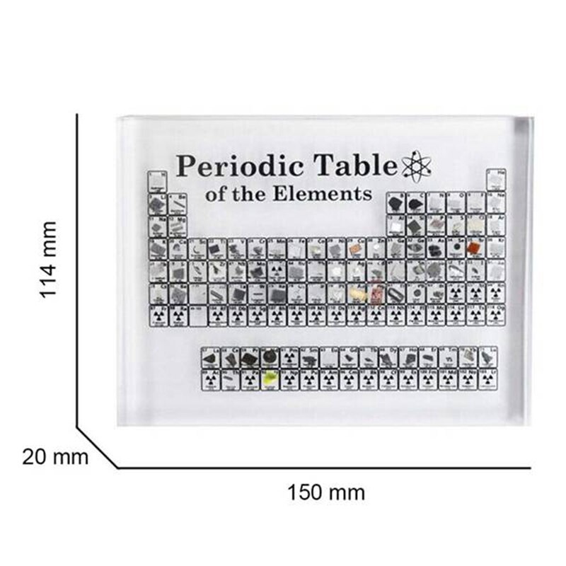 Acrylic Periodic Table Display Kids Teaching School Day Birthday Chemical s Display Home Decor Teacher