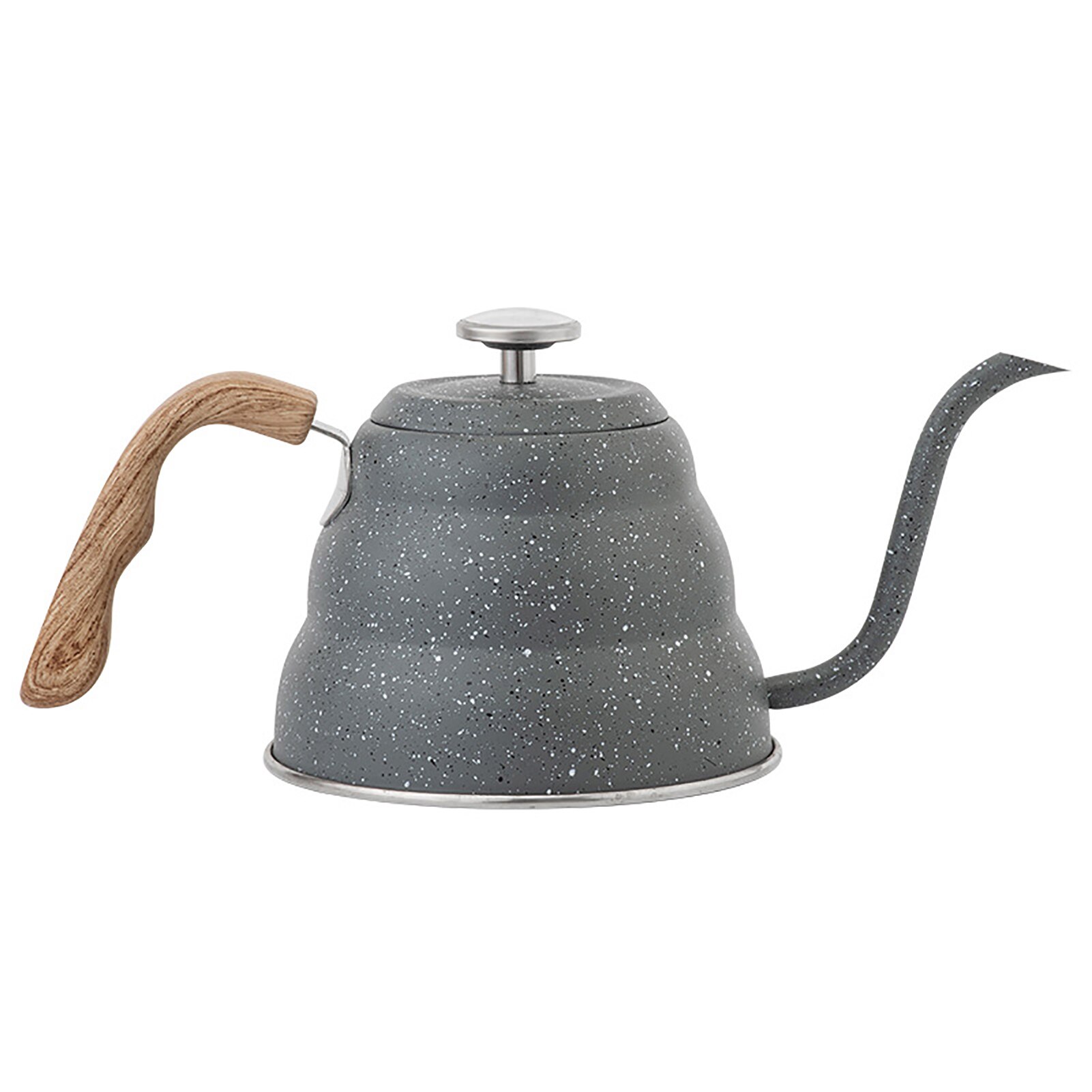 500mlCoffee Kettle Coffee Teapot Stainless Steel 304 Painted European Style Gooseneck Kettle Heat Resistant Coffee Pot: Default Title