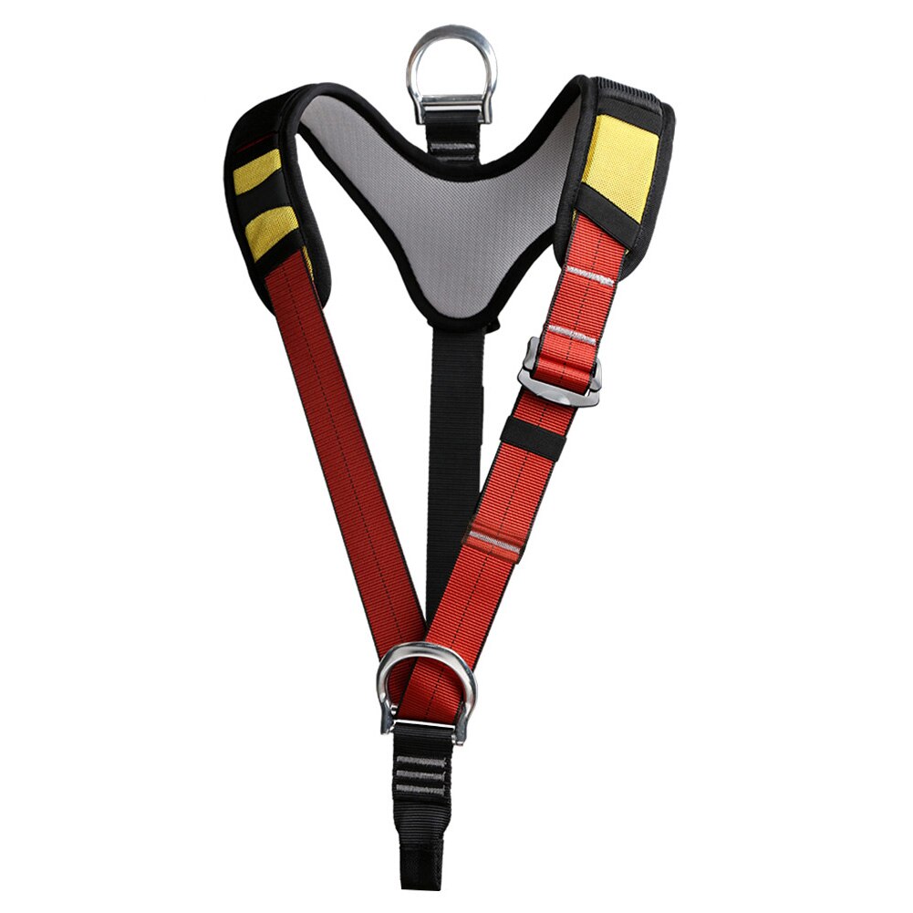 Outdoor Rock Climbing Aerial Work Rappelling Shoulder Safety Belt Harness Equip