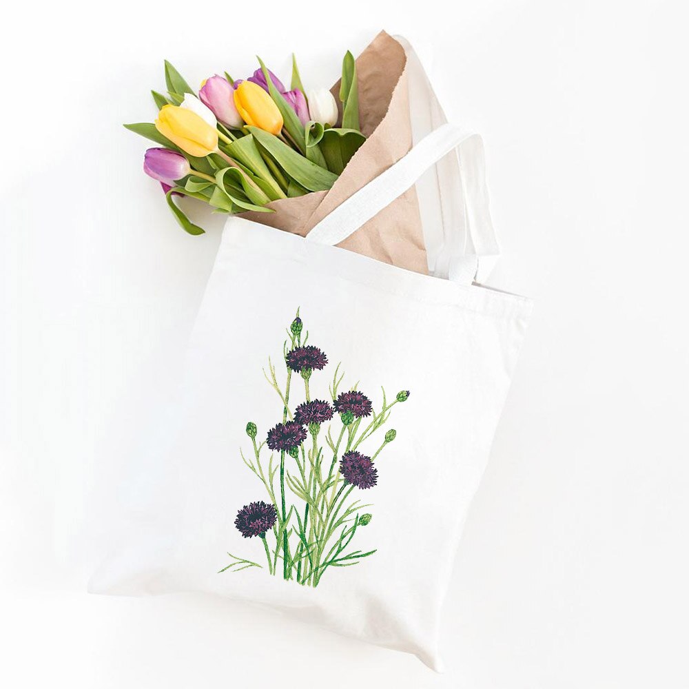 Stor kapacitet canvas väska shoppingväskor dam strand handväskor tryck eco bag bolsa de compras shopper axelväskor