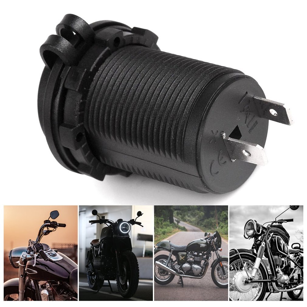 Waterdichte auto motorfiets motorfiets sigarettenaansteker stroomvoorziening stopcontact stekker stroomadapter geschikt voor 12-24v