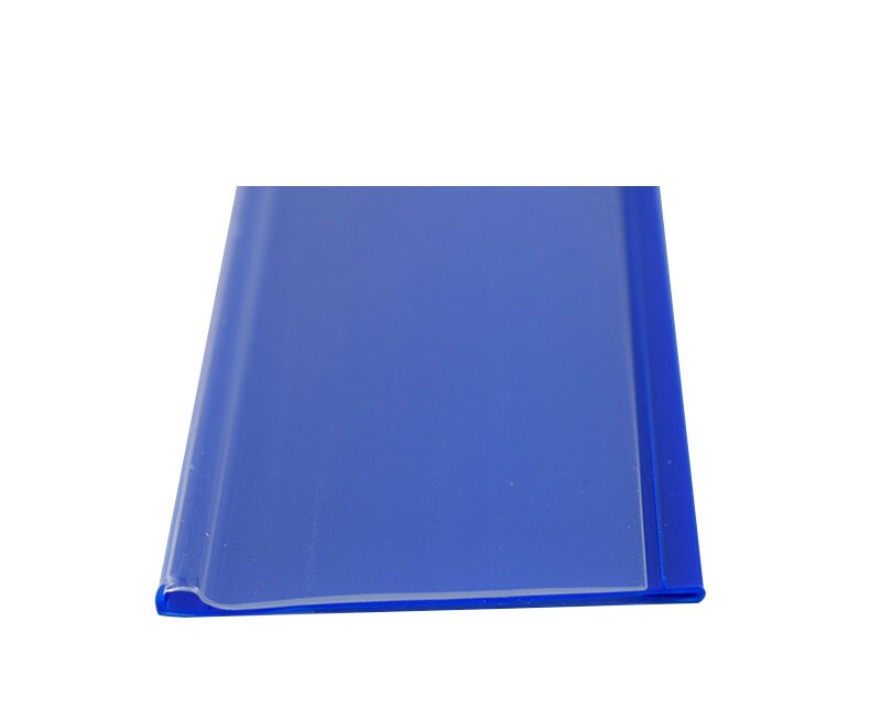 Clear PVC Data Label Holder Strip Plastic Price Tag Holder