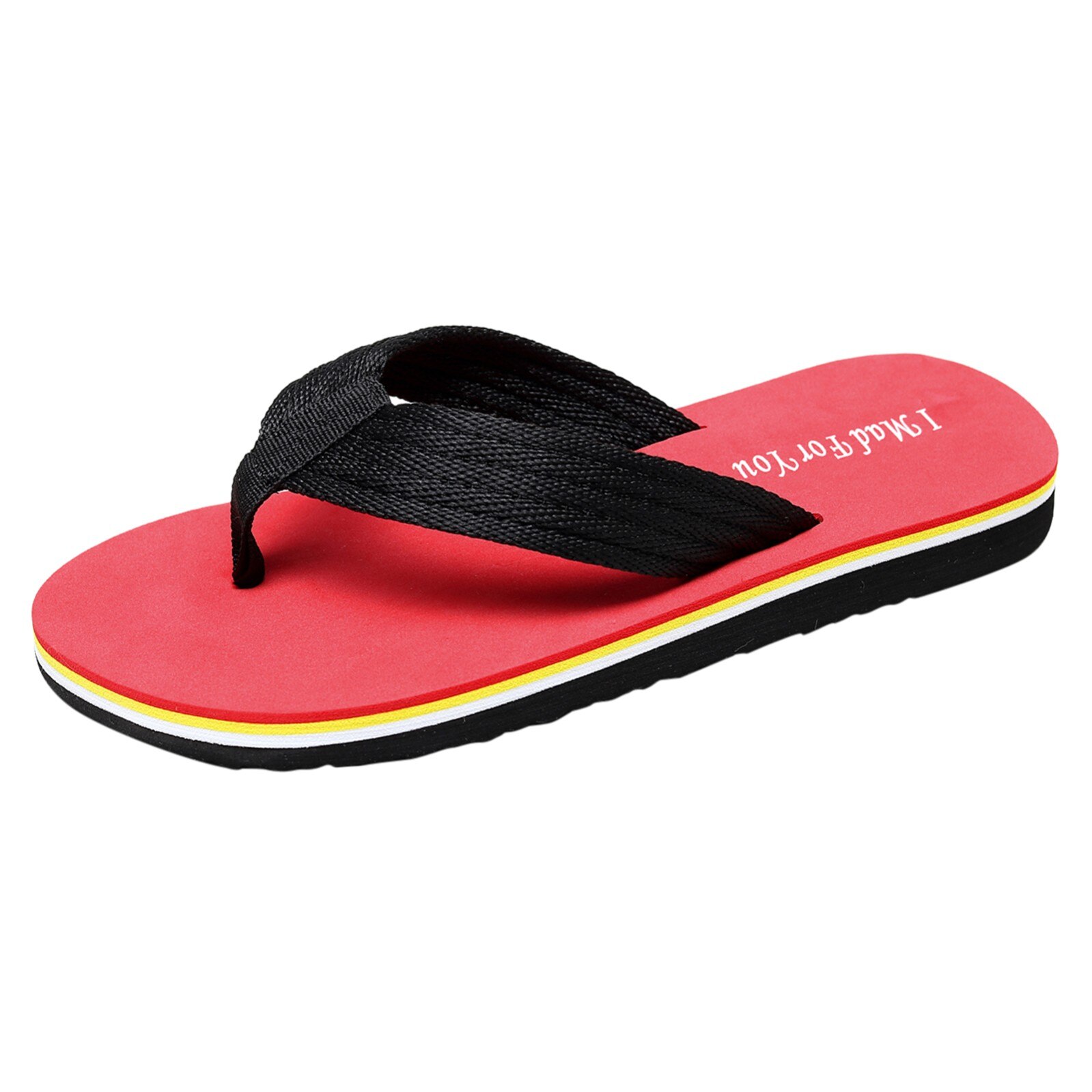 Tongs de plage pour hommes, Chaussures d'été respirantes, pantoufles de maison, Chaussures plates antidérapantes, tongs de plage pour hommes