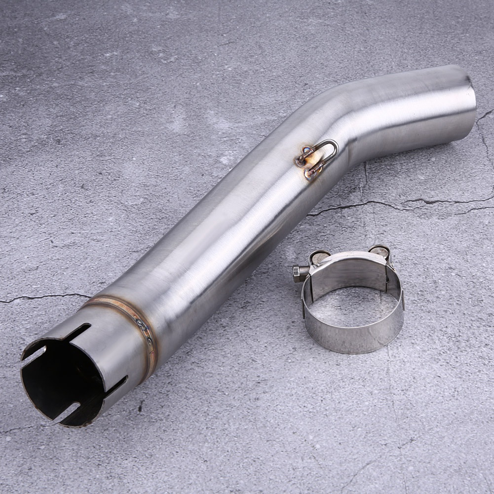 Motorcycle Exhaust Middle Pipe Link Connect for Benelli BN302 TNT300 Stainless Steel Exhaust Pipe