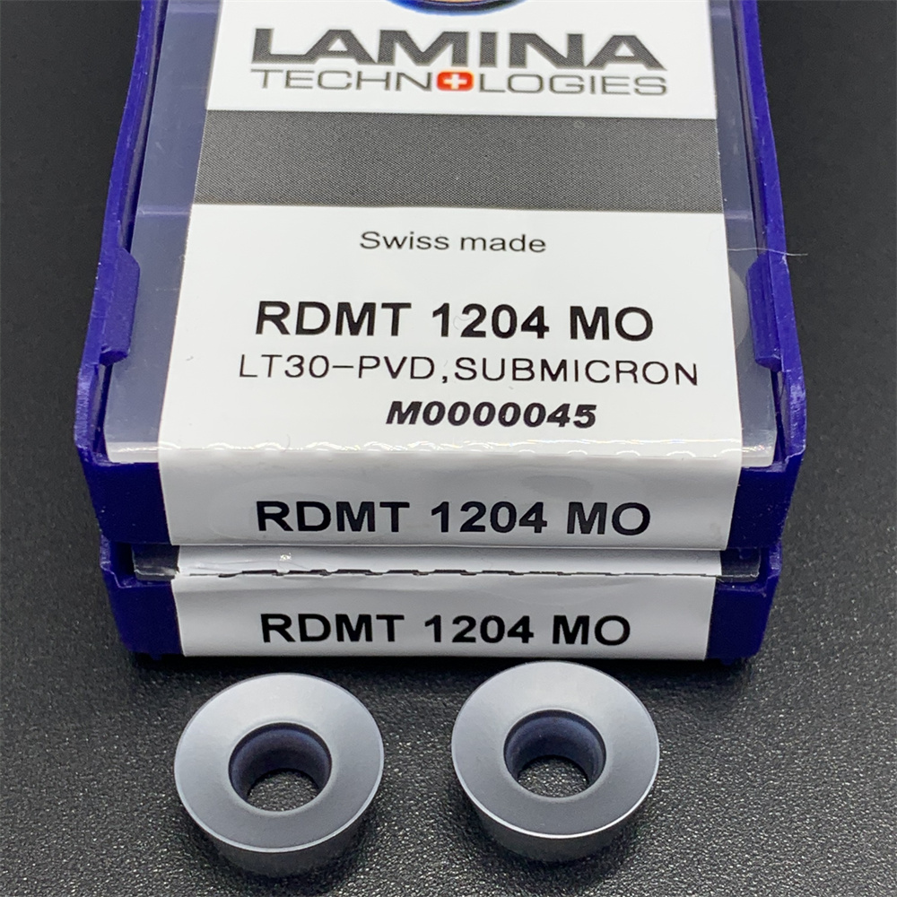 10pcs RDMT 1204 MO LT30-PVD CNC blade RDMT10T3 MO LT30-PVD LAMINA Carbide Milling Insert Cutter Lathe Tool RDMT