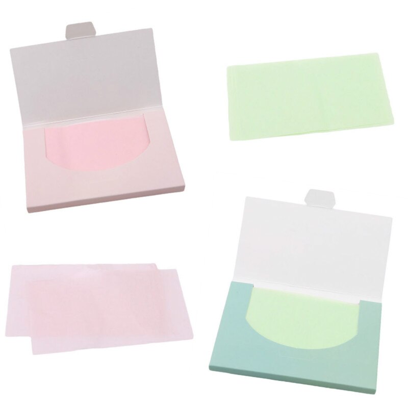 2pcs 100 Korea Facial carta velina Skin Oil Control paper Face Cleaner oil absorbing blotting sheets Tissue paper papier de soie