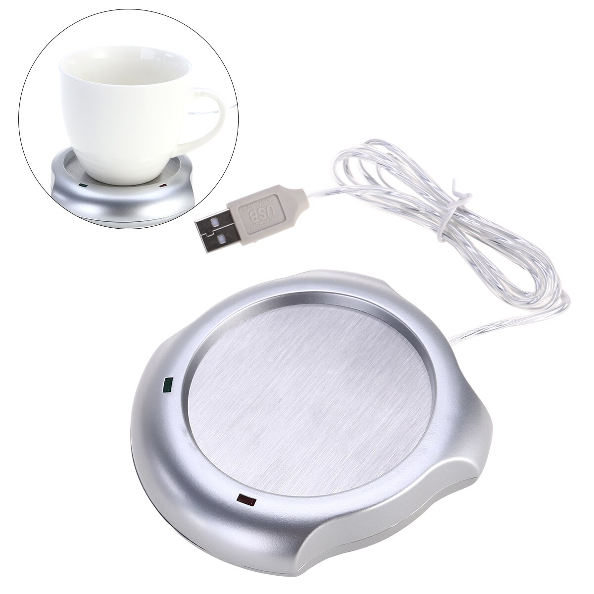Calentador de tazas USB, calentador de tazas, taza de café y leche, calentador de tazas Usb, calentador de tazas, placa de aislamiento eléctrico para escritorio, hogar, oficina, Bar, escuela
