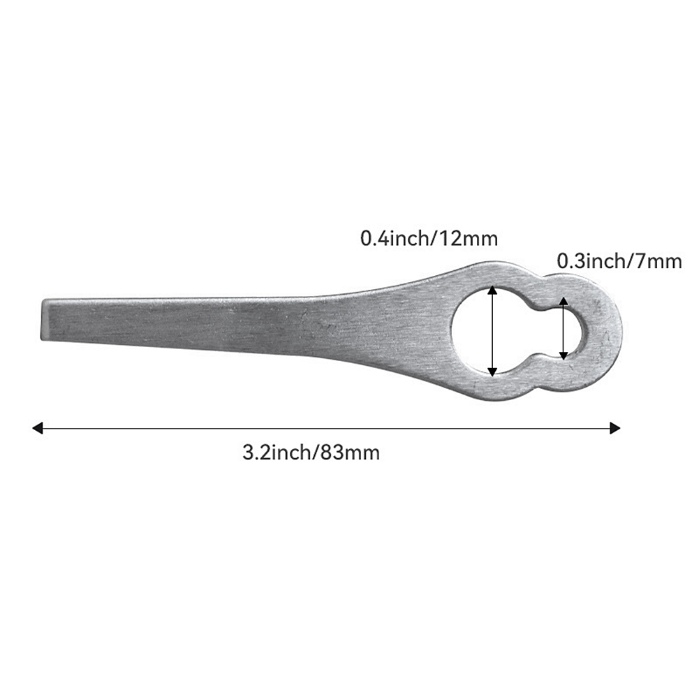 Cuchillas para cortacésped, cabezal de corte de césped de Metal, cuchillas para máquina cortadora de césped, accesorios para herramientas de jardinería, 15-2 uds.