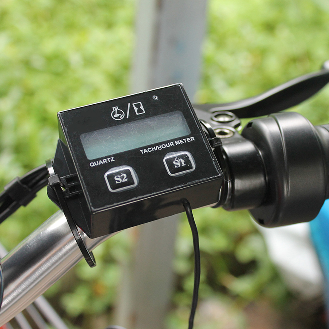 Digital Tachometer Engine Tach Hour Meter LCD Disp... Grandado