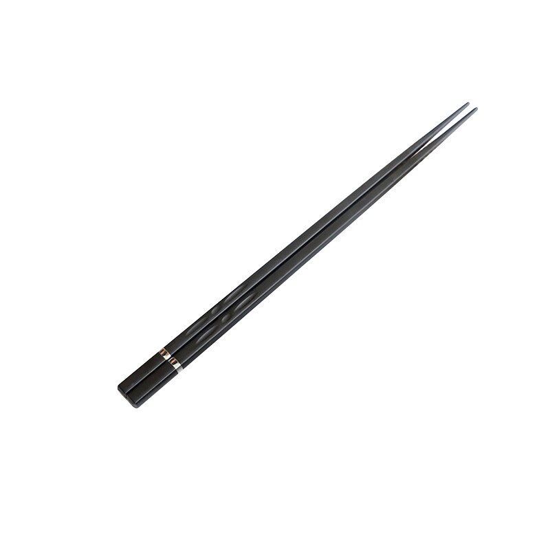 Palillos japoneses de fibra de vidrio antideslizantes para Sushi, palillos chinos reutilizables de aleación, chino, 1 par: C
