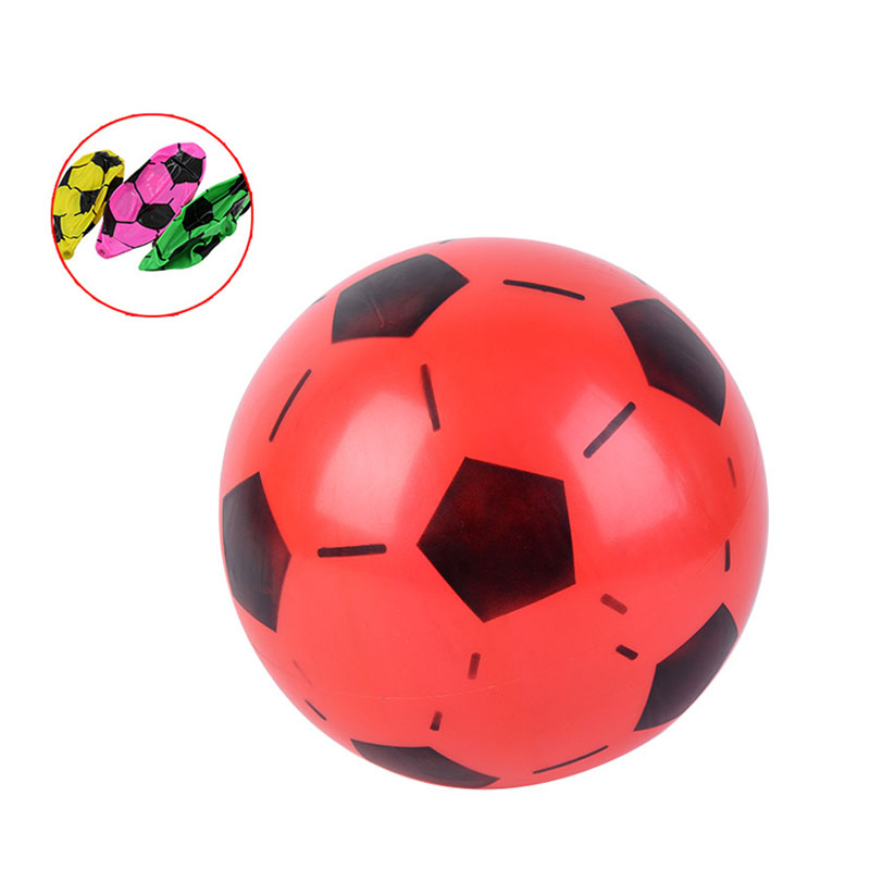 22cm neue Kinderspiel zeug FußBall PVC aufblasbare Hand Ball aufblasbare Karikatur aufblasbare FußBall Strand elastischen Ball