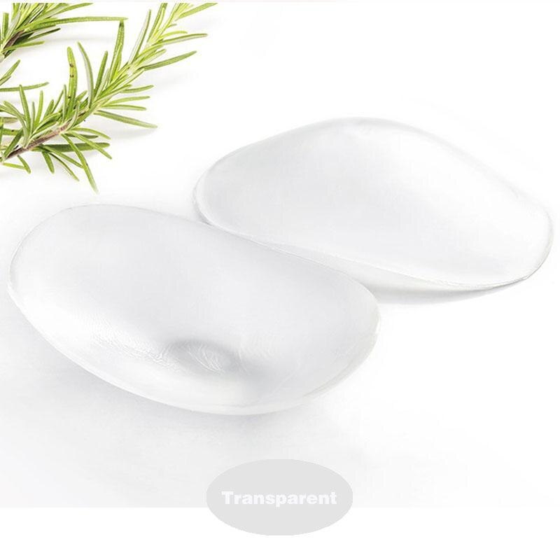 1 Paar Natuurlijk Zachte Anti-Slip Schouder Pads Siliconen Schouder Anti Slip Schouder Enhancer Kleding Naaien Accessoires: Transparent