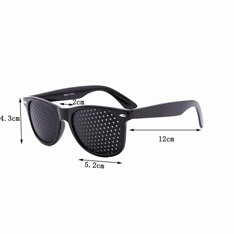 Vision Care Wearable Corrective Glasses Improver Stenopeic Pinhole Pin Hole Glasses Anti-fatigue Eye Protection Oculos De Grau