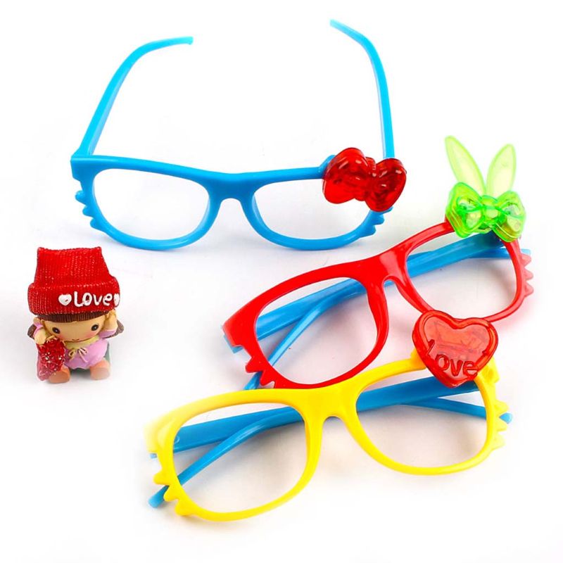 Kids Flashing Glasses LED Glasses Glowing Party Lighting Novelty Bright Light Festival Party Glow Sunglasses Kids Toys