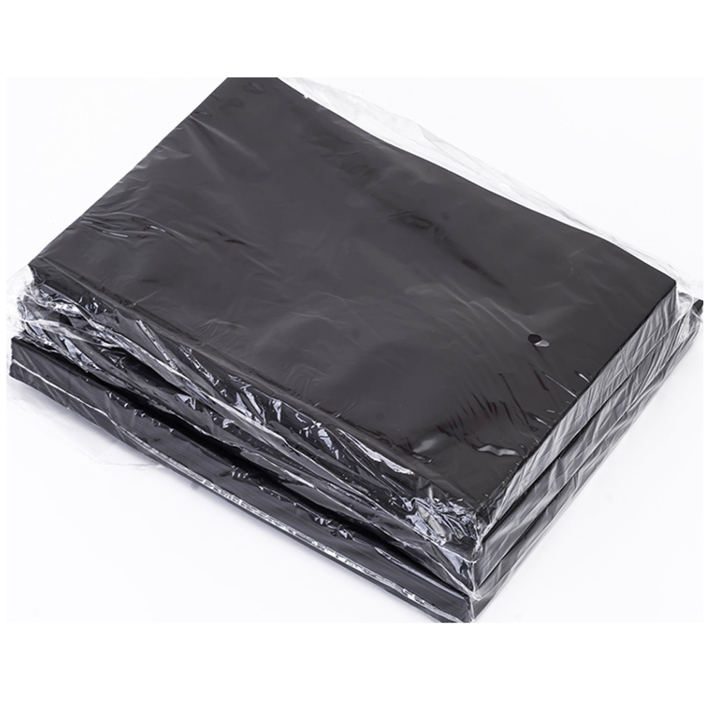 100 st/parti svart nylon öppen topp vakuum värmeförsegling matförpackningspåse rivskåra ena sidan genomskinlig förvaringspåse