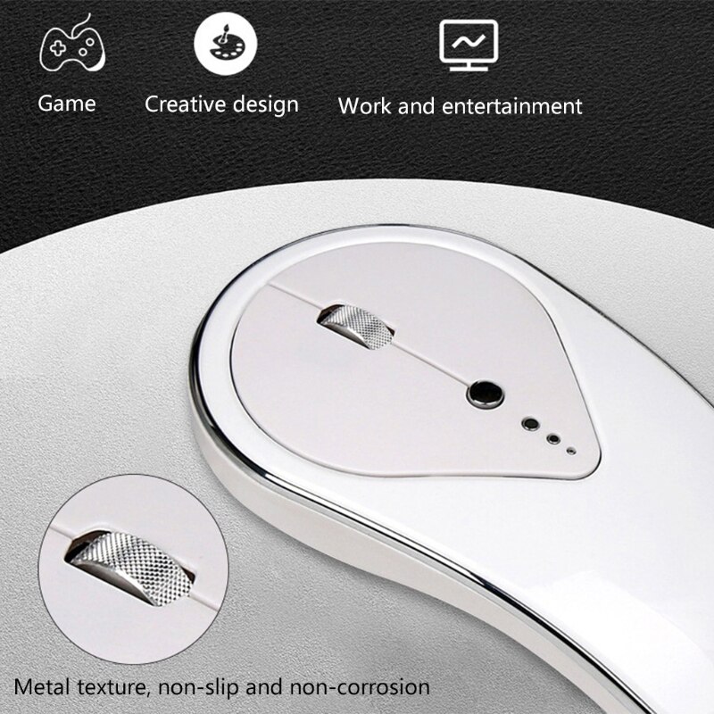 Wireless Trendy Keyboard and Mouse Combo Ergonomic for Computer Desktop PC Laptop Plug and Play Entertainment