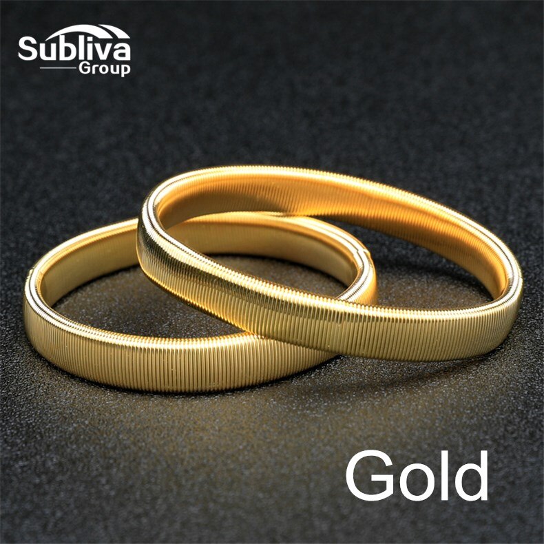 2pcs/pack Marks and spencer Men's accessories Round Spring Arm Bands BarTender Armband Sleeve: gold