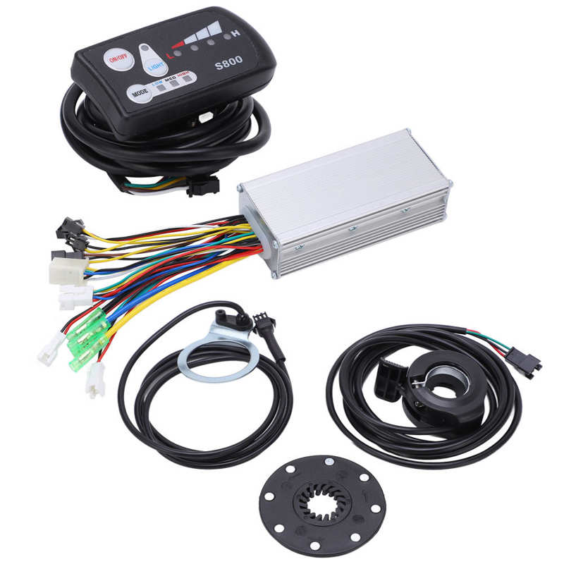 Electric Bike Motor Controller Electric Bike Conversion Kit Metal Housing for 500W Motor